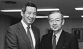 リー副首相（左）と香西副会長